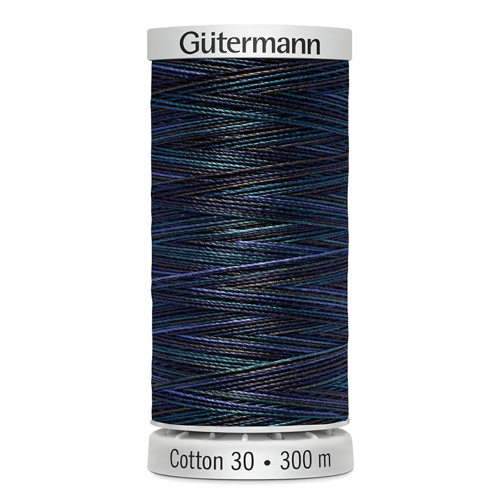 GÜTERMANN Cotton 30 Thread 30 wt 300 m Peacock Feathers