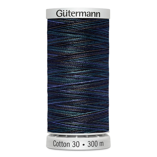 GÜTERMANN Cotton 30 Thread 30 wt 300 m Peacock Feathers