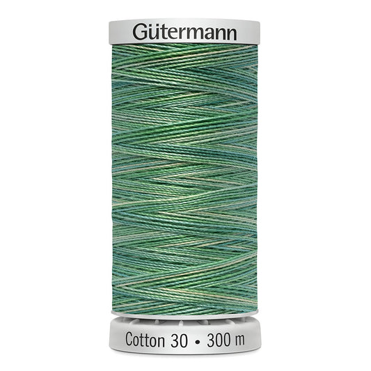 GÜTERMANN Cotton 30 wt thread, Island Breeze, 300 m (328 yd)