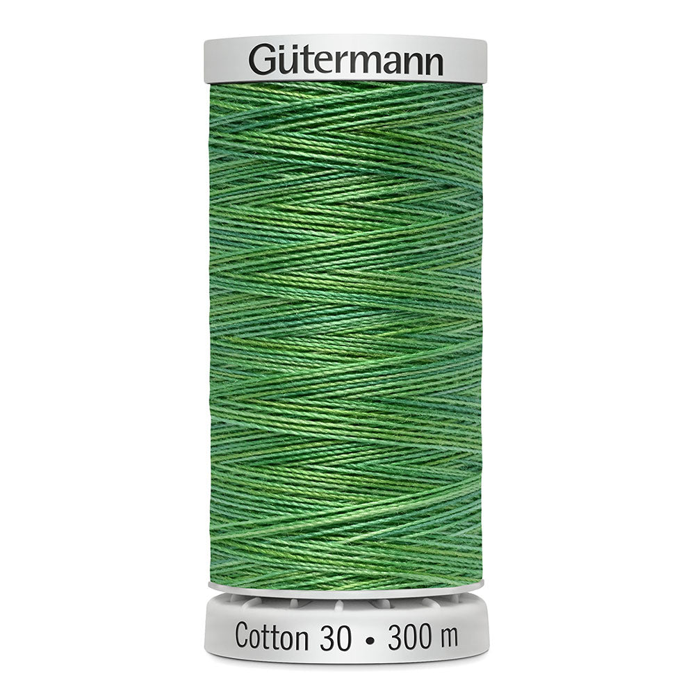 GÜTERMANN Cotton 30wt Thread 300m - Lime Splash