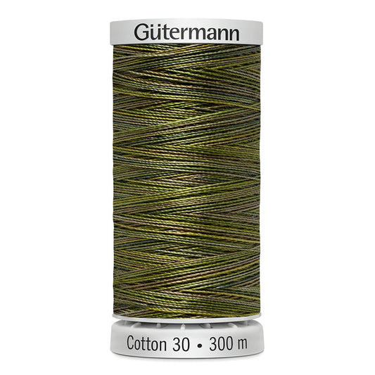 GÜTERMANN Cotton 30 wt thread, Camoflauge, 300 m (328 yd)