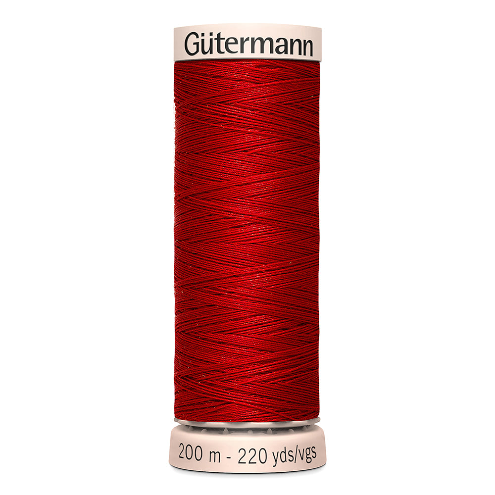 GÜTERMANN Cotton 60wt Thread 200m - Brite Red