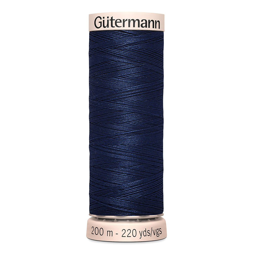GÜTERMANN Cotton 60wt Thread 200m - Midnight Blue