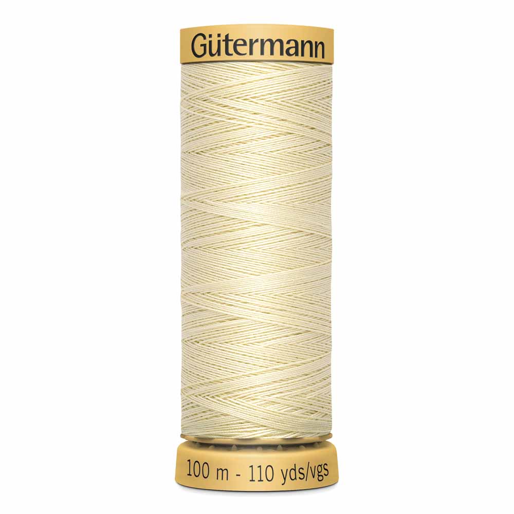 GÜTERMANN Natural Cotton C Ne 50 Sewing Thread 100 m Beige