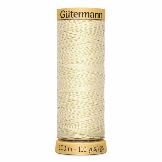 GÜTERMANN Natural Cotton C Ne 50 Sewing Thread 100 m Beige