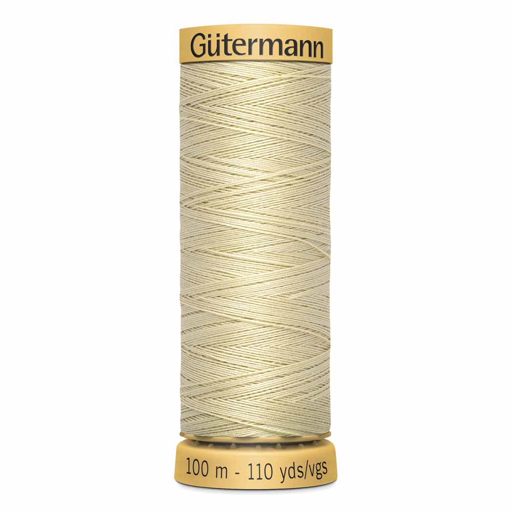 GÜTERMANN Natural Cotton C Ne 50 Sewing Thread 100 m Pongee