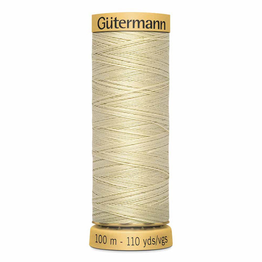 GÜTERMANN Natural Cotton C Ne 50 Sewing Thread 100 m Pongee