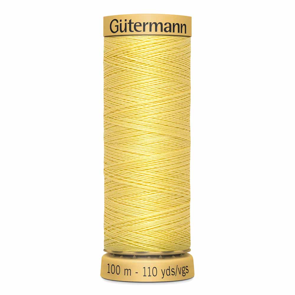 GÜTERMANN Cotton 50wt Thread 100m - Primrose