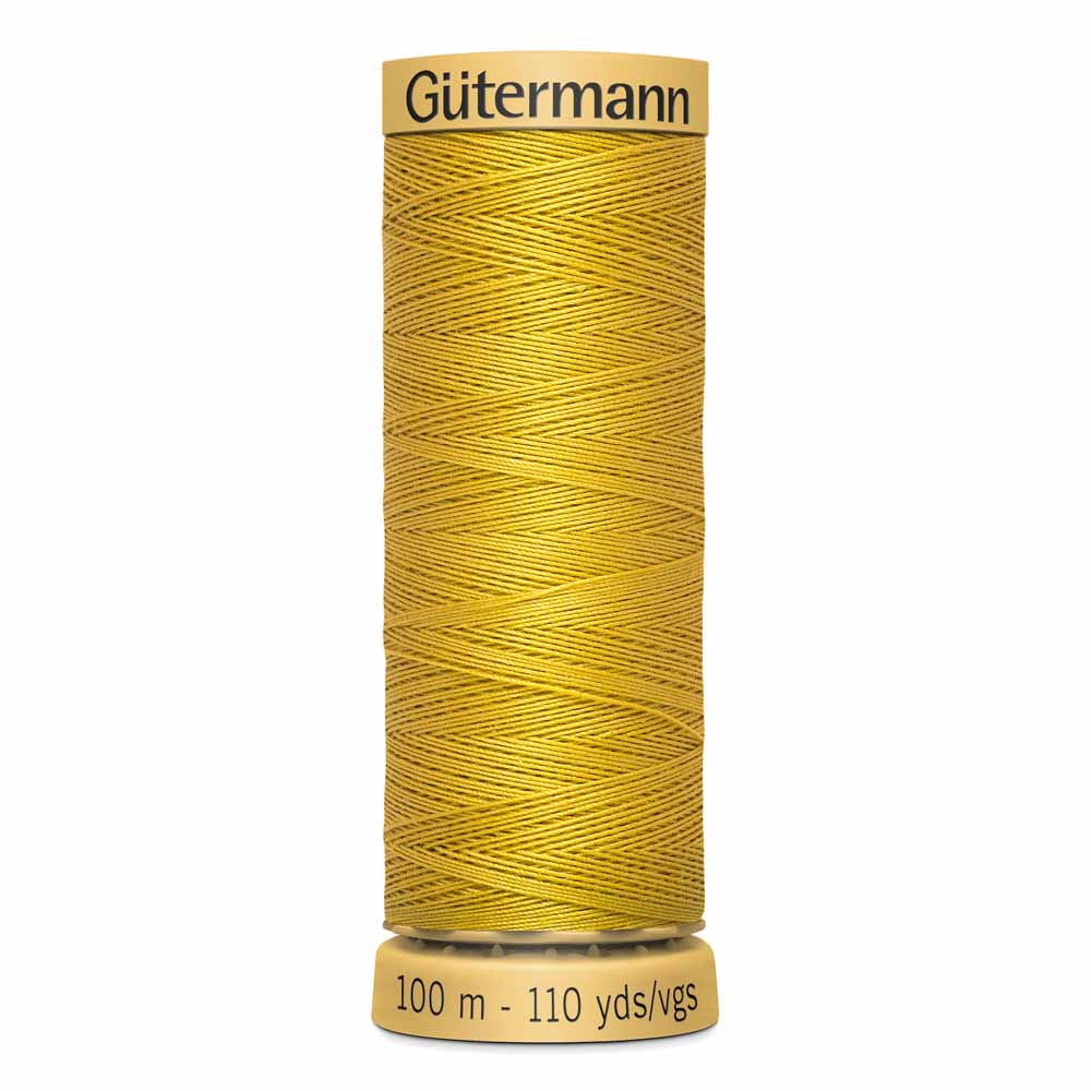 GÜTERMANN Cotton 50wt Thread 100m - Gold