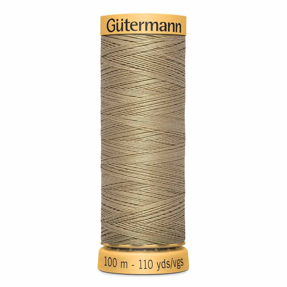 GÜTERMANN Cotton 50wt Thread 100m - Lt. Brown