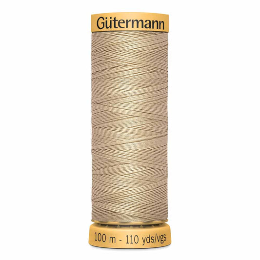 GÜTERMANN Cotton 50 wt thread, Sahara, 100 m (109 yd)
