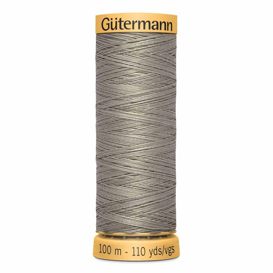 GÜTERMANN Mercerized Cotton Thread 50Wt 100 m Khaki