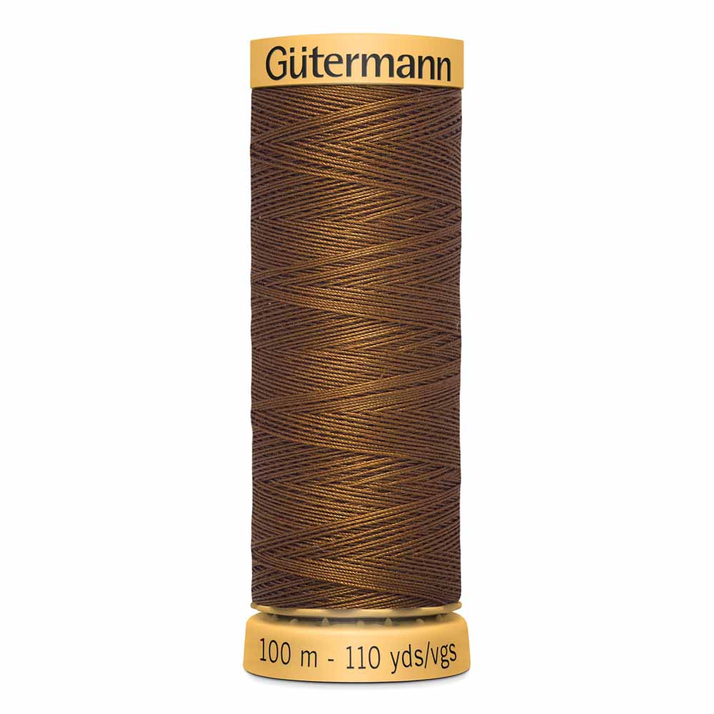 GÜTERMANN Cotton 50 Sewing Thread 100 m Mahogany (4710)
