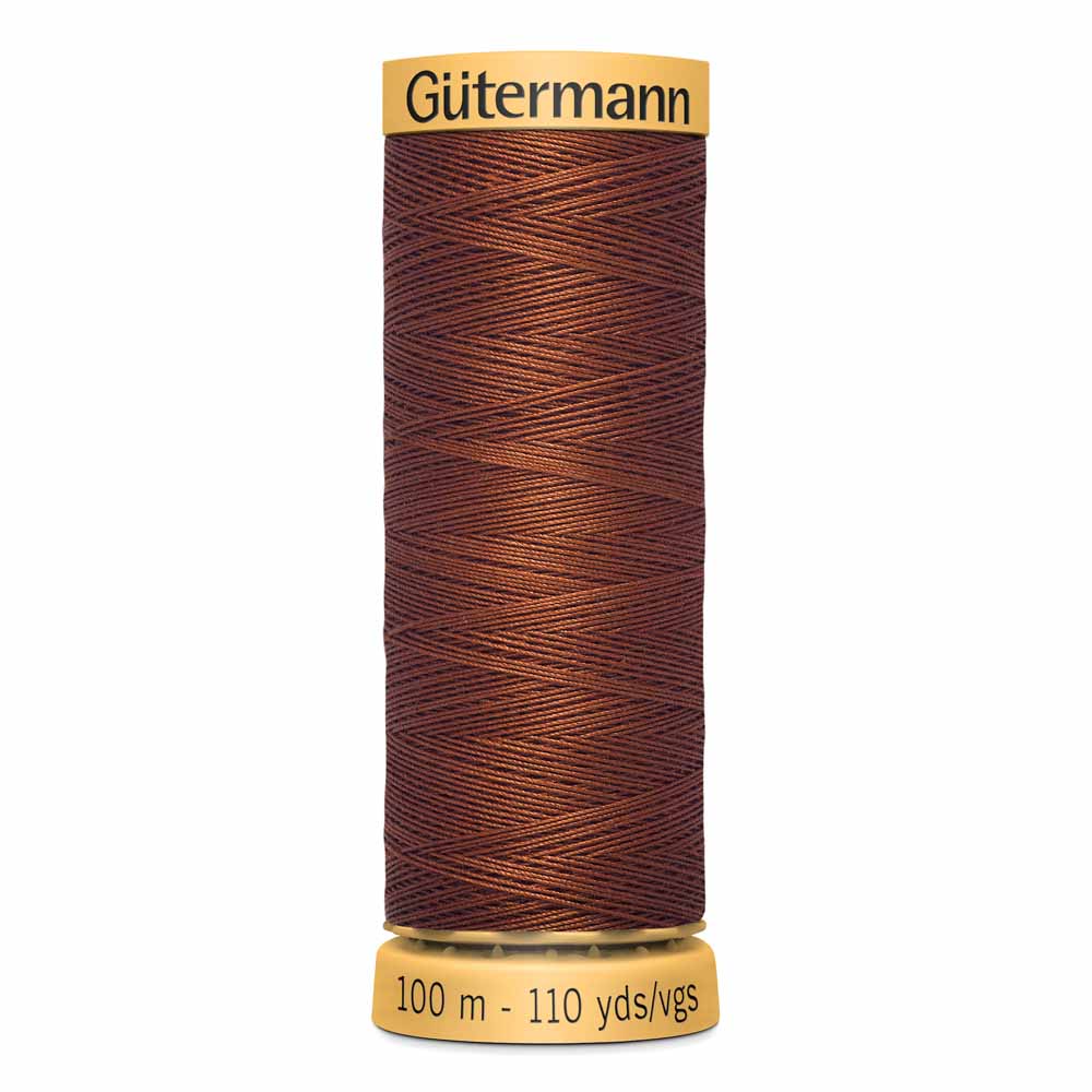 GÜTERMANN Cotton 50 Sewing Thread 100 m Dark Copper (4720)