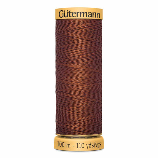 GÜTERMANN Cotton 50 Sewing Thread 100 m Dark Copper (4720)