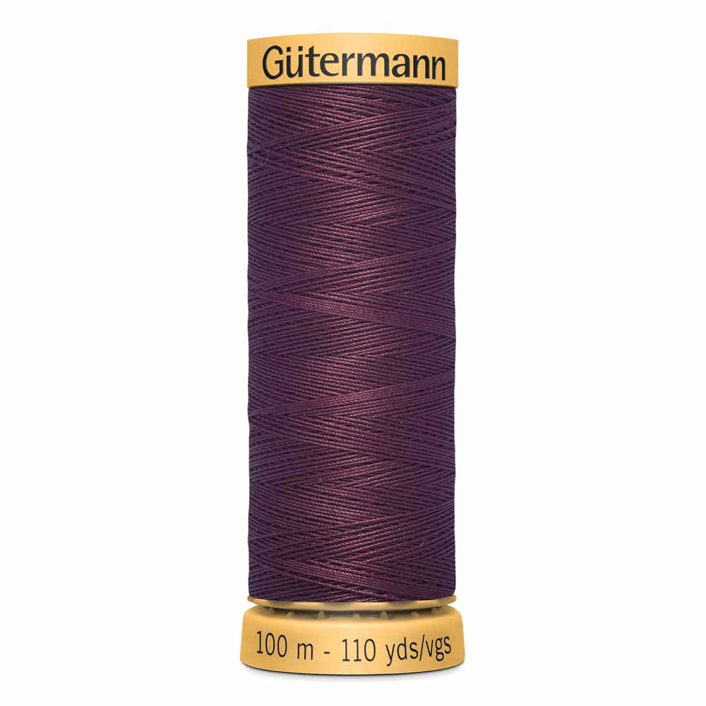 GÜTERMANN Cotton 50 Sewing Thread 100 m Dark Mahogany (4750)