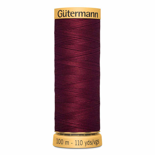 GÜTERMANN Cotton 50 Sewing Thread 100 m Burgundy (4780)
