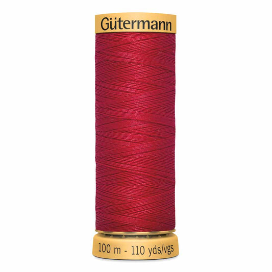 GÜTERMANN Cotton 50 Sewing Thread 100 m Bright Red (4880)