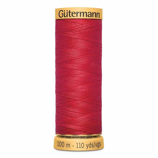 GÜTERMANN Cotton 50 Sewing Thread 100 m Red (4915)