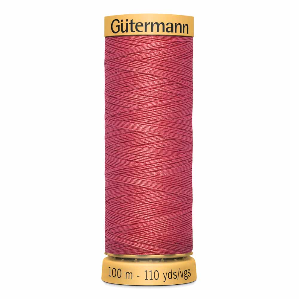 GÜTERMANN Cotton 50 Sewing Thread 100 m Bright Coral (4930)