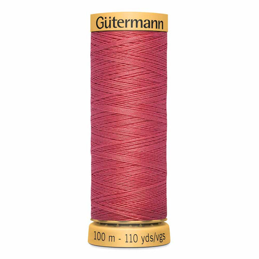 GÜTERMANN Cotton 50 Sewing Thread 100 m Bright Coral (4930)