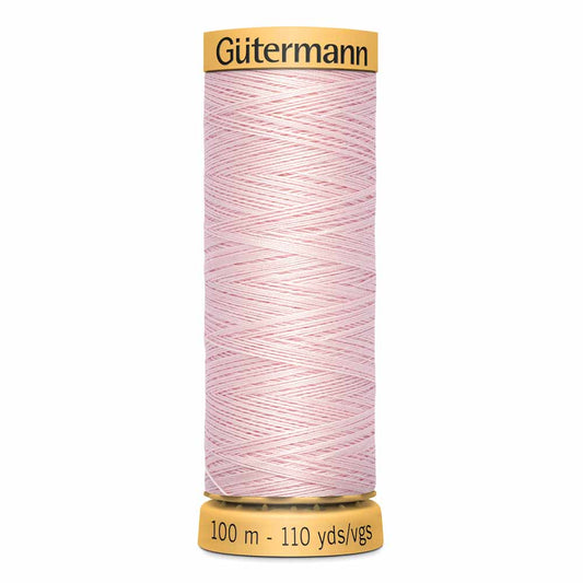 GÜTERMANN Cotton 50 Sewing Thread 50 wt 100 m (109 yd) - Light Pink