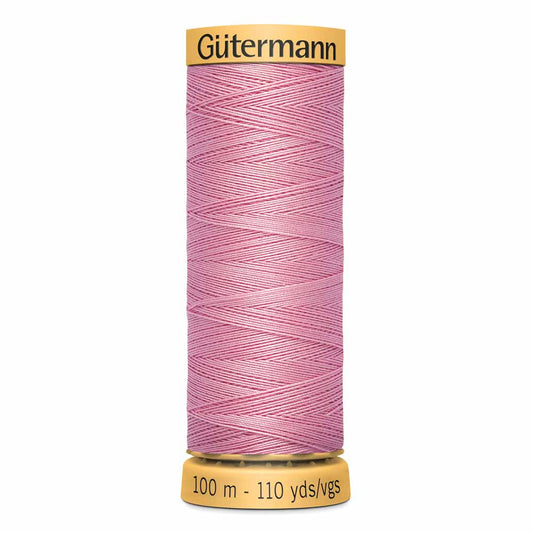 GÜTERMANN Cotton 50 Sewing Thread 50 wt 100 m (109 yd) - Dawn Pink