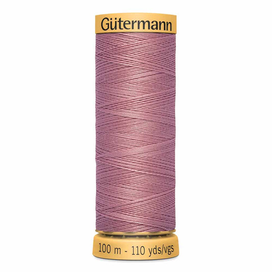 GÜTERMANN Cotton 50 Sewing Thread 50 wt 100 m (109 yd) - Strawberry