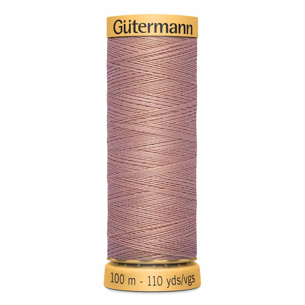 GÜTERMANN Cotton 50wt Thread 100m - Coral Rose