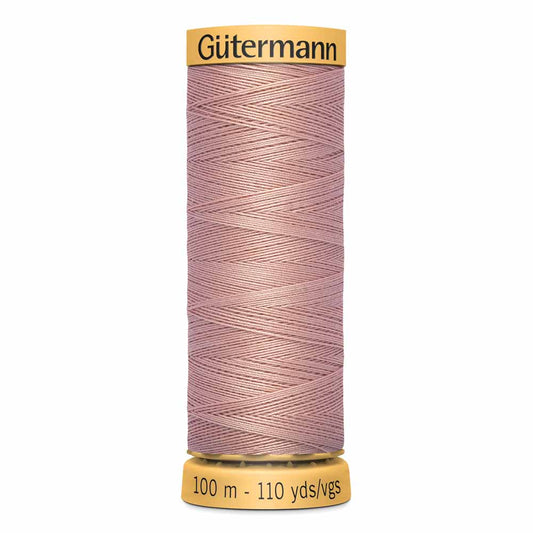 GÜTERMANN Cotton 50 Sewing Thread 50 wt 100 m (109 yd) - Mauve