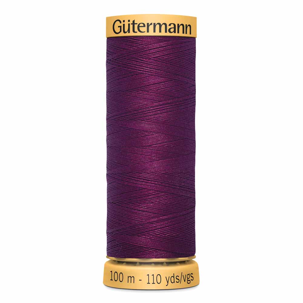 GÜTERMANN Cotton 50wt Thread 100m - Dark Purple