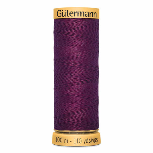 GÜTERMANN Cotton 50 Sewing Thread 50 wt 100 m (109 yd) - Wine