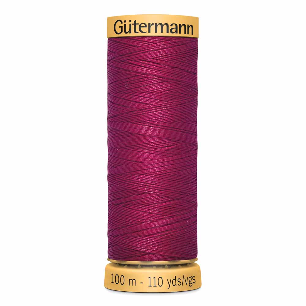 GÜTERMANN Cotton 50wt Thread 100m - Dark Red