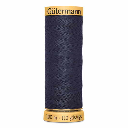 GÜTERMANN Cotton 50 50-Weight Thread 100 m Dark Navy