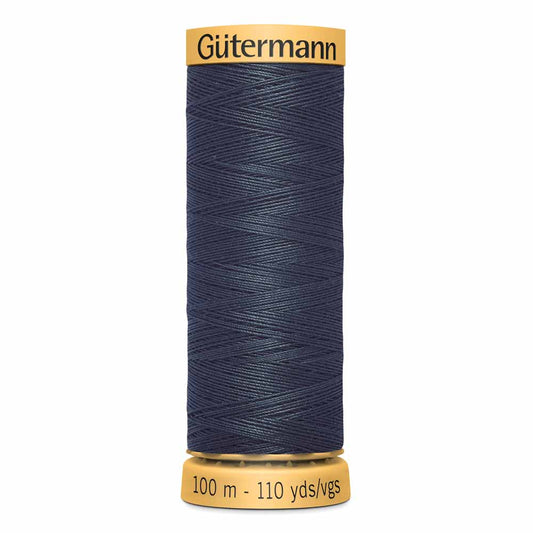 GÜTERMANN Cotton 50 50-Weight Thread 100 m Navy