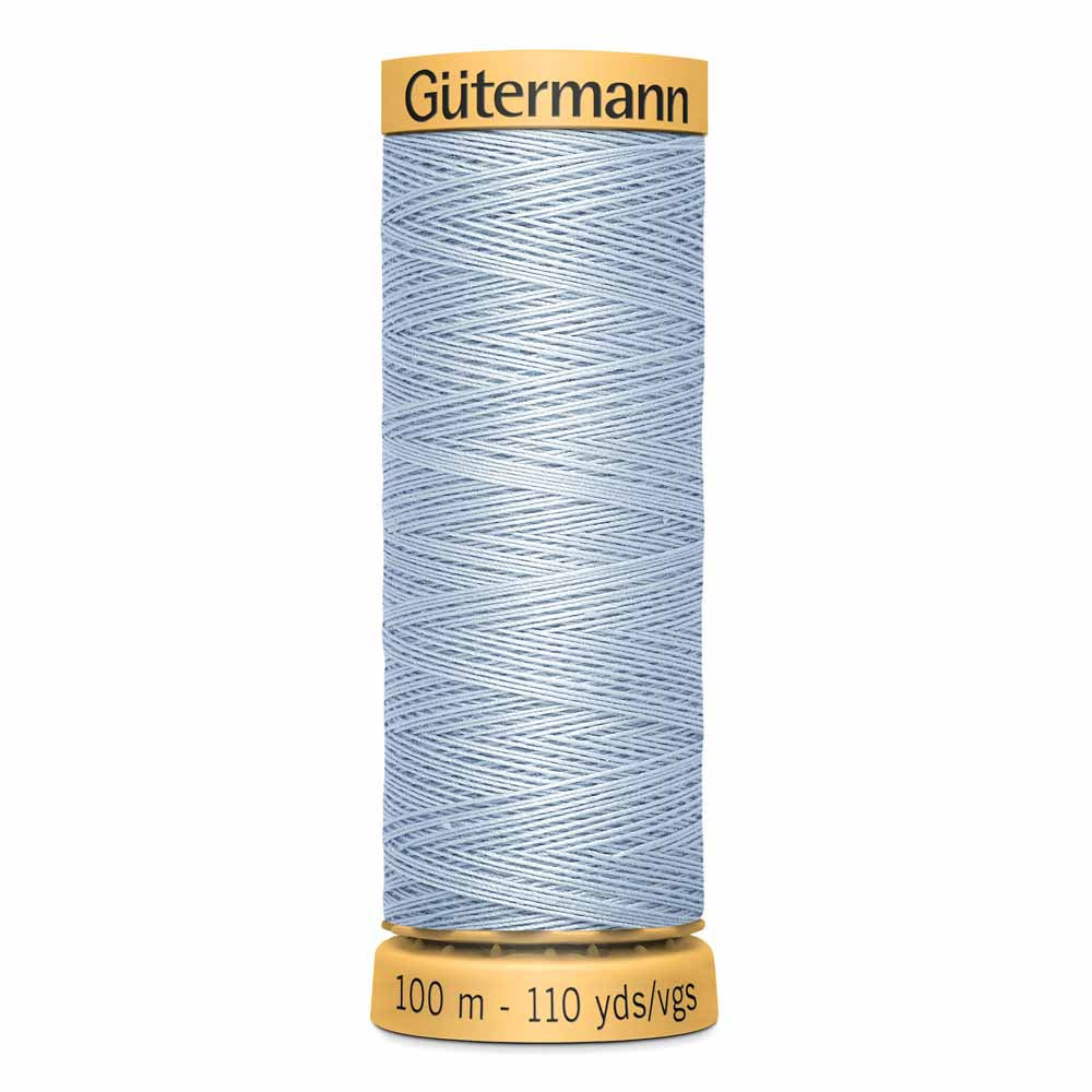 GÜTERMANN Mercerized Cotton Sewing Thread 100m, Steel Blue