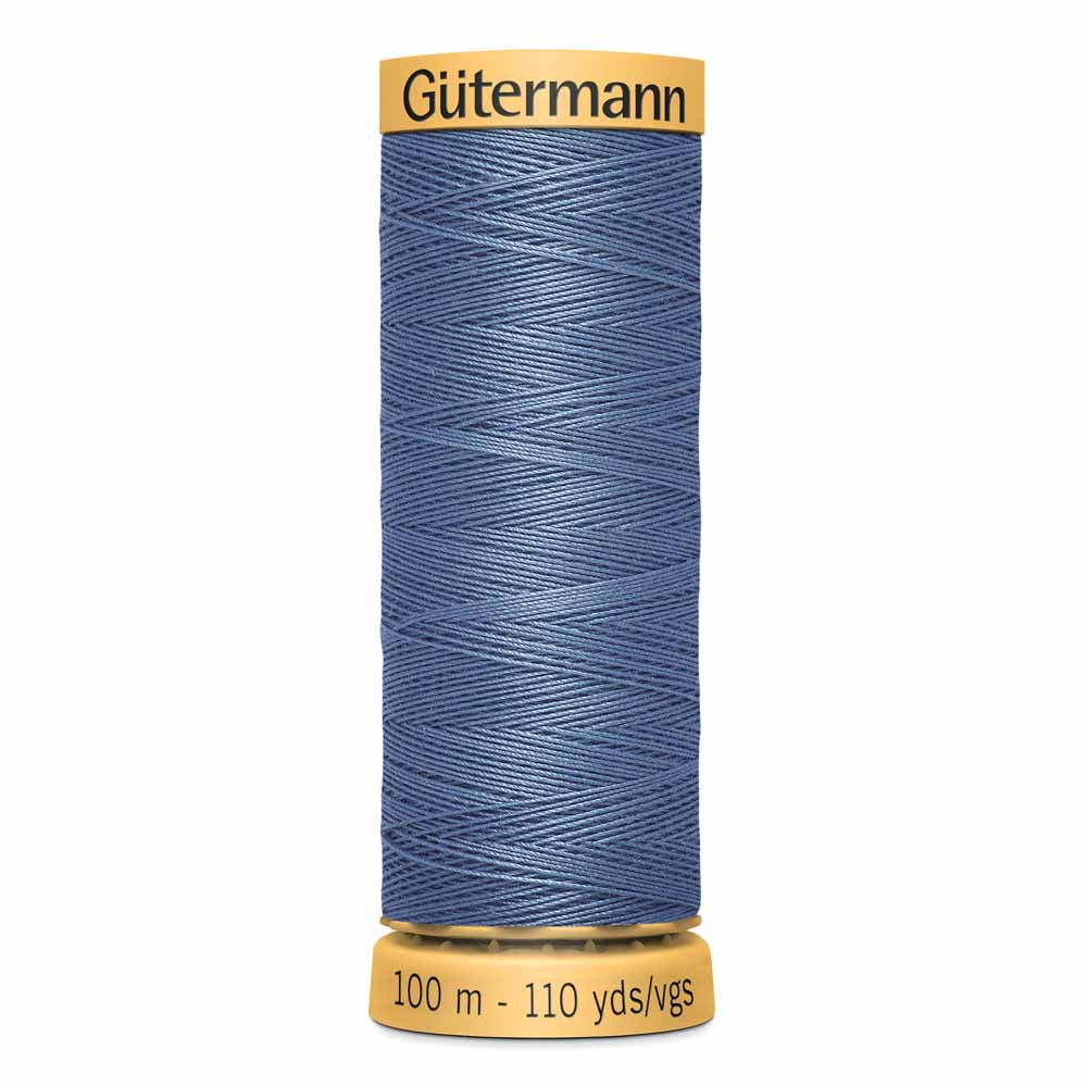 GÜTERMANN Mercerized Cotton Sewing Thread 100m, Dark Blue Sky