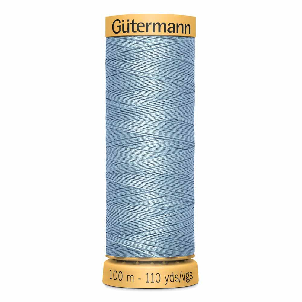GÜTERMANN Mercerized Cotton Sewing Thread 100m, Nassau Blue