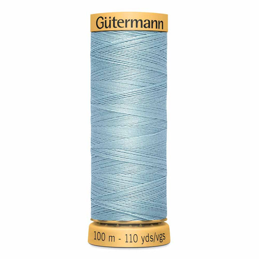 GÜTERMANN Natural Cotton Thread C Ne 50 100 m (109 yd) - Solid Colour 7634 7634