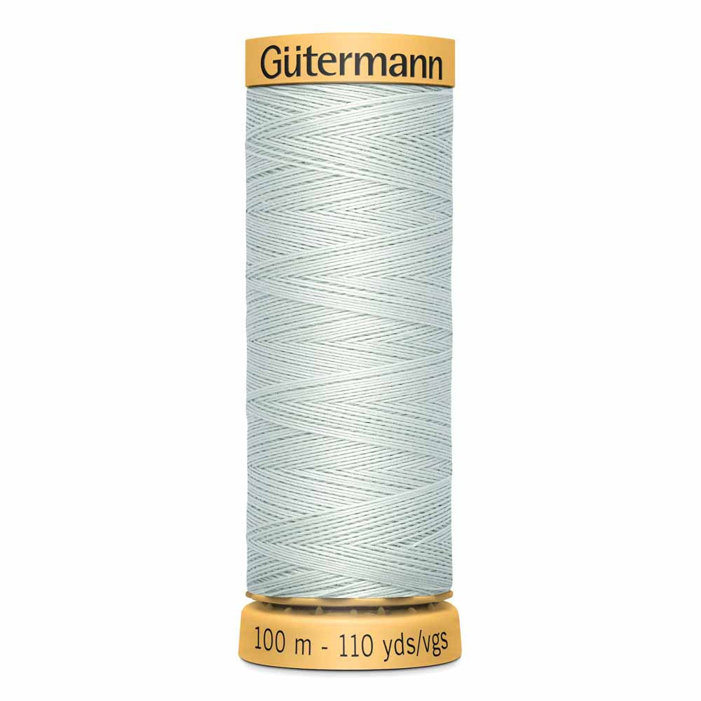 GÜTERMANN Natural Cotton Thread C Ne 50 100 m (109 yd) - Solid Sea Foam 7700