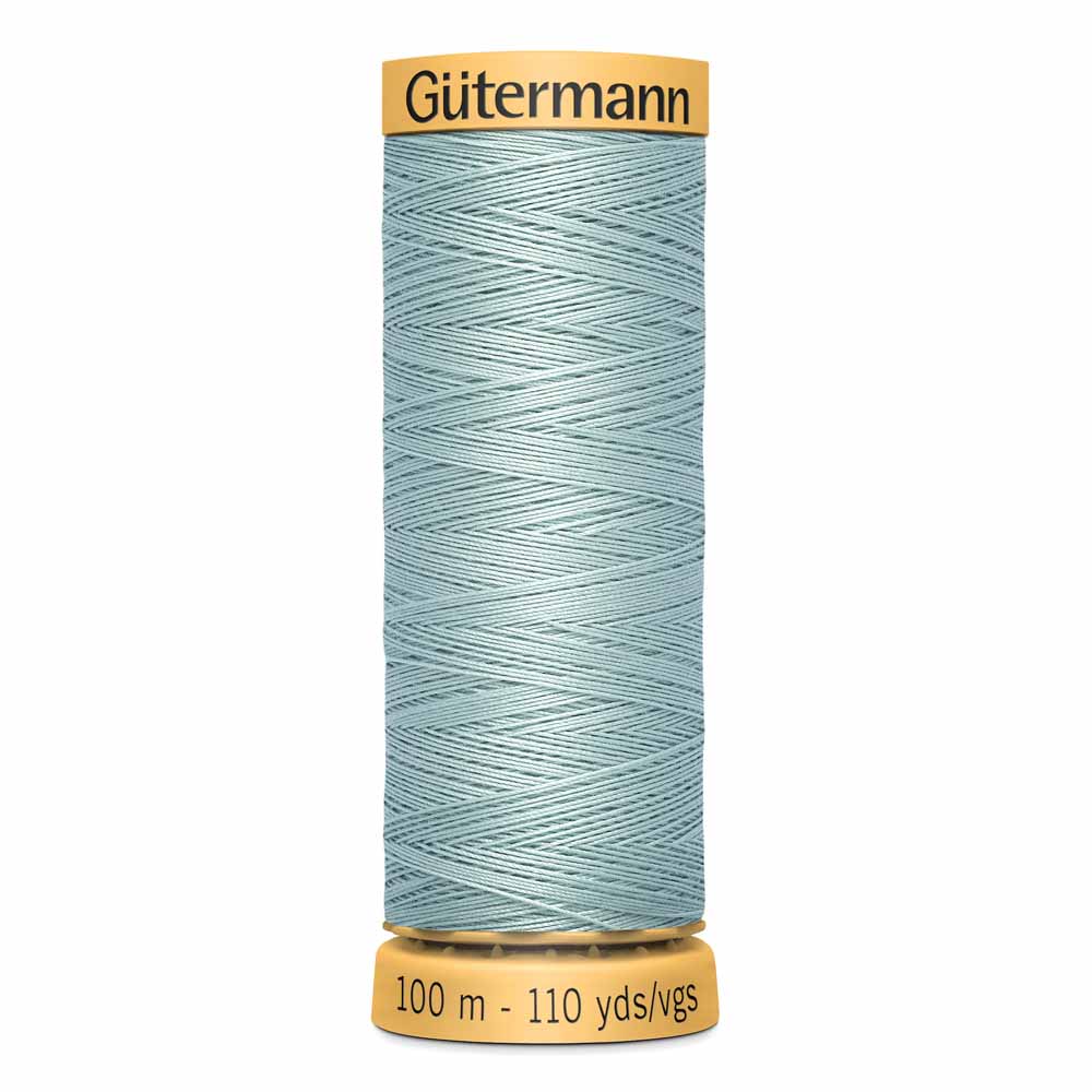 GÜTERMANN Natural Cotton Thread C Ne 50 100 m (109 yd) - Solid Jade 7730