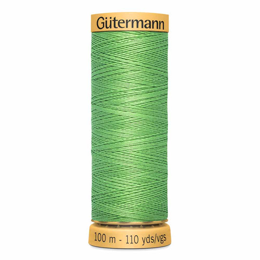GÜTERMANN Natural Cotton Thread C Ne 50 100 m (109 yd) - Solid Fern 7850