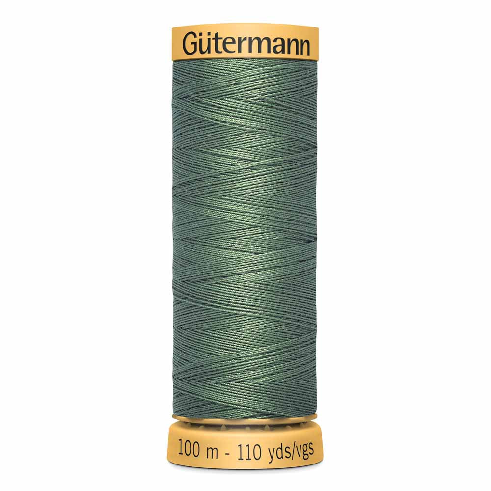 GÜTERMANN Cotton 50 Sewing Thread 50 wt 100 m (109 yd) - Sage Green