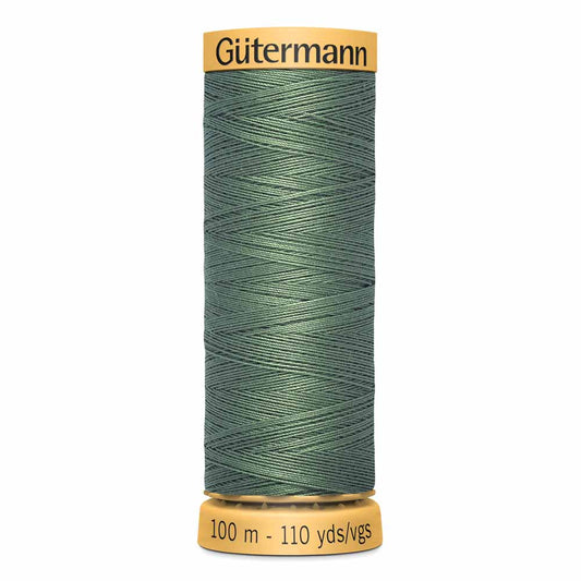 GÜTERMANN Cotton 50 Sewing Thread 50 wt 100 m (109 yd) - Sage Green