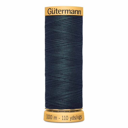 GÜTERMANN Cotton 50 Sewing Thread 50 wt 100 m (109 yd) - Dark Green