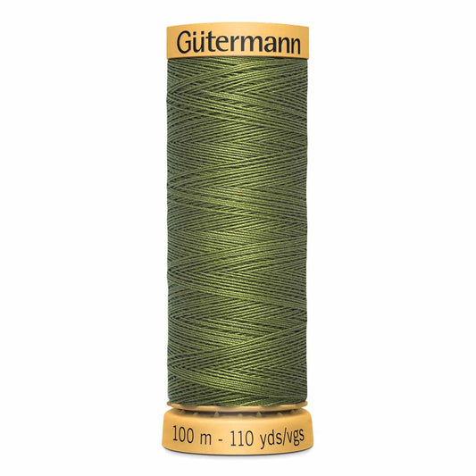 GÜTERMANN Cotton 50 Sewing Thread 50 wt 100 m (109 yd) - Apple Green