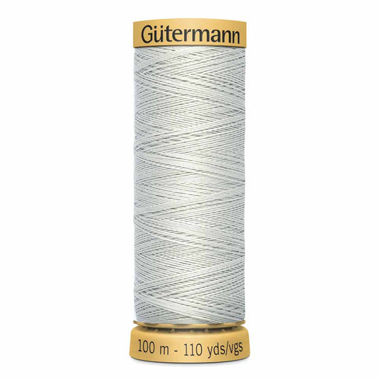 GÜTERMANN Natural Cotton 50wt Thread 100 M - Light Grey