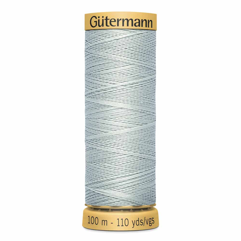 GÜTERMANN Natural Cotton 50wt Thread 100 M - Light Slate