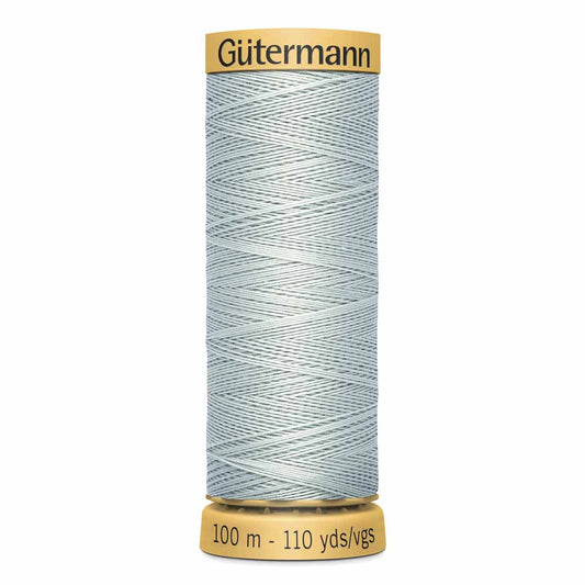 GÜTERMANN Natural Cotton 50wt Thread 100 M - Light Slate