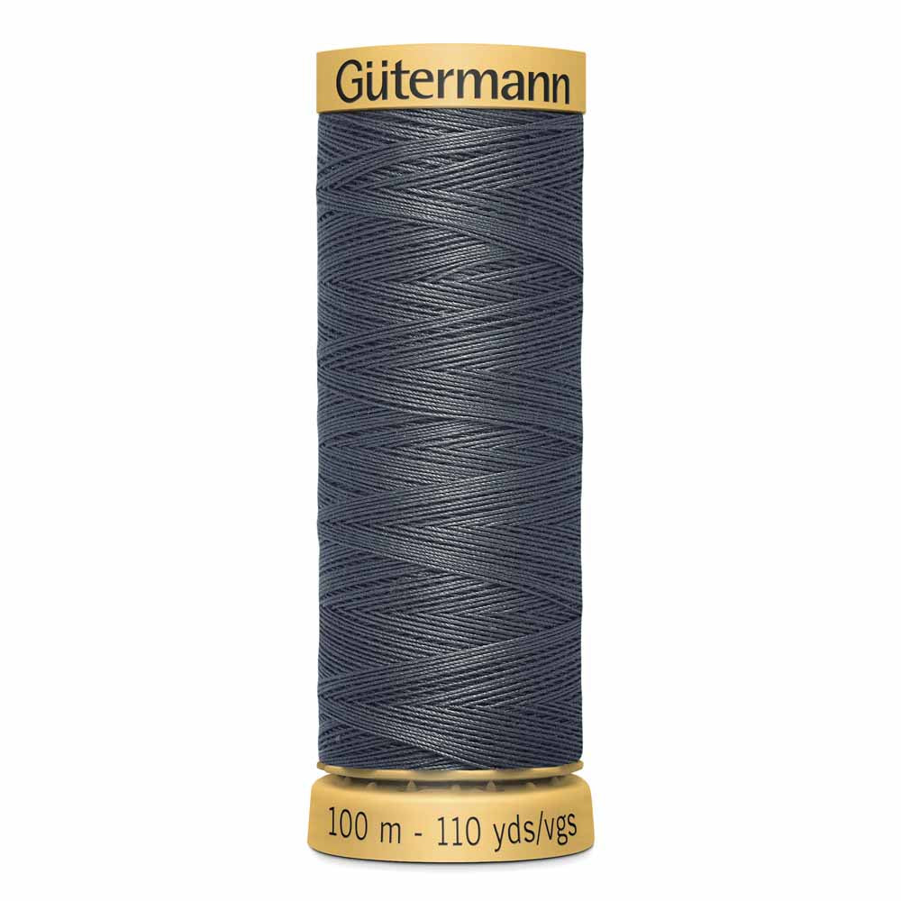 GÜTERMANN Natural Cotton 50wt Thread 100 M - Graphite